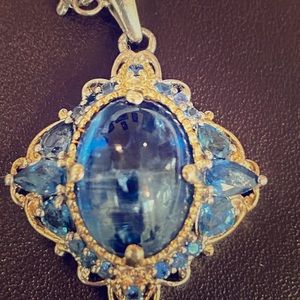 Sapphires and silver